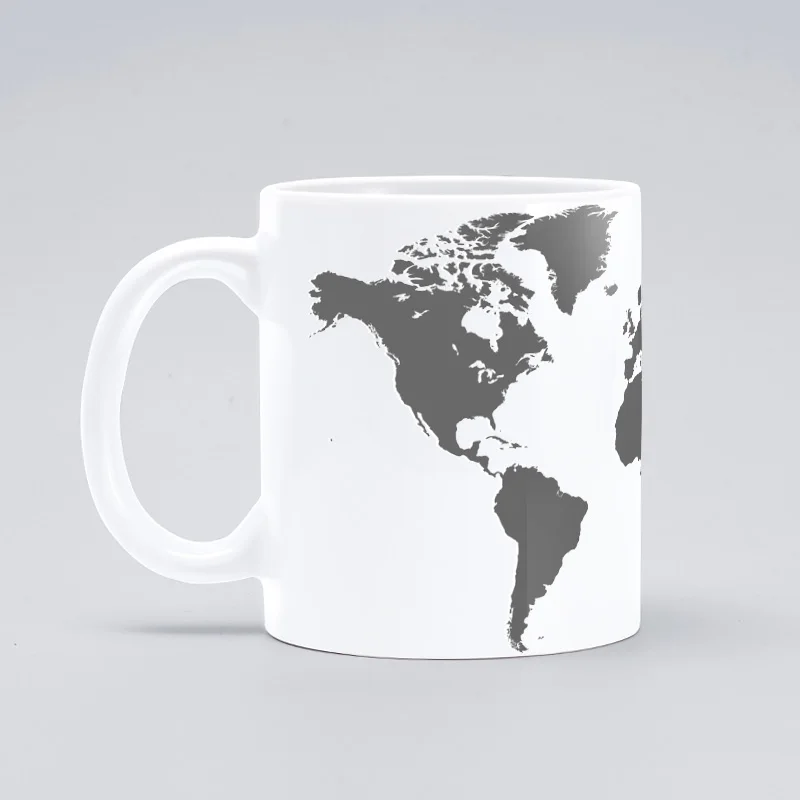 Карта мира Кружка Кофе Молоко керамика творческие DIY подарки Домашний декор