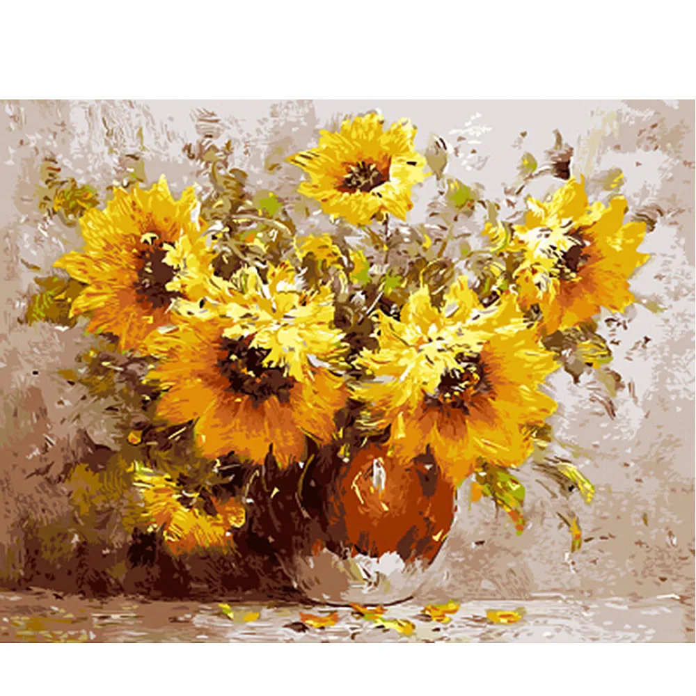 CHUNXIA PBN Relax DIY Painting By Numbers Framed Oil Paint Figure Pictures Wall Art Home Decor Unique Gift C099 | Дом и сад