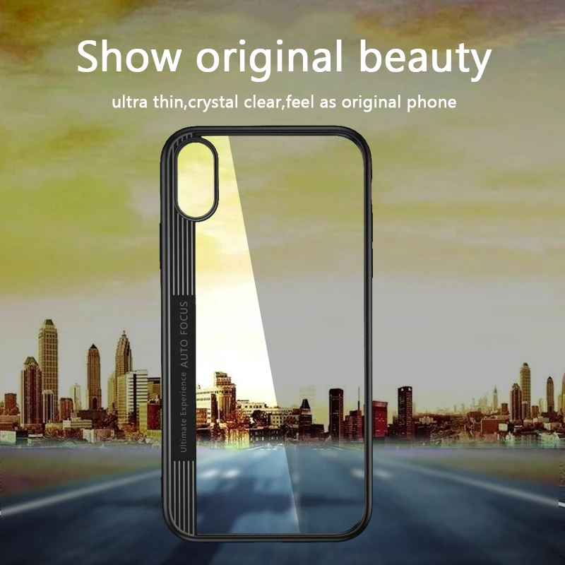 Dikes Luxury Shockproof Phone Case For iPhone XR XS Max Ultra Thin Transparent Cover Coque Fundas Capa |