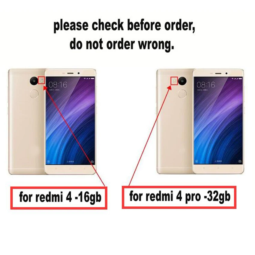 Оригинальный Лучший чехол для Xiaomi Redmi 4 Pro / Redmi4 Prime задняя крышка батарейного