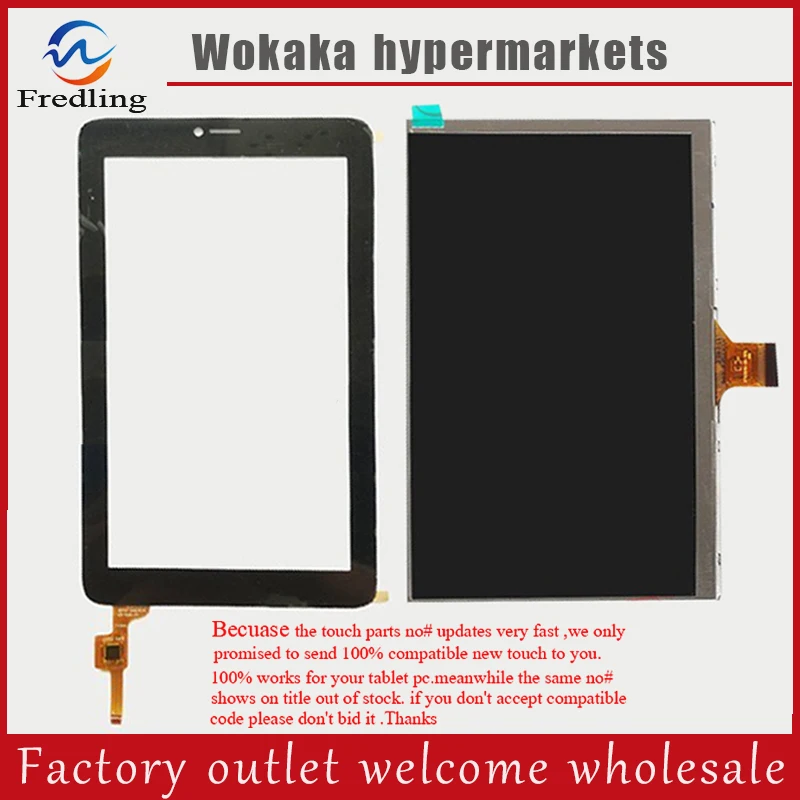 Сенсорная панель + ЖК дисплей для ALCATEL ONE Touch PIXI 3 (7) 3G 9002x 9002a емкостный сенсорный