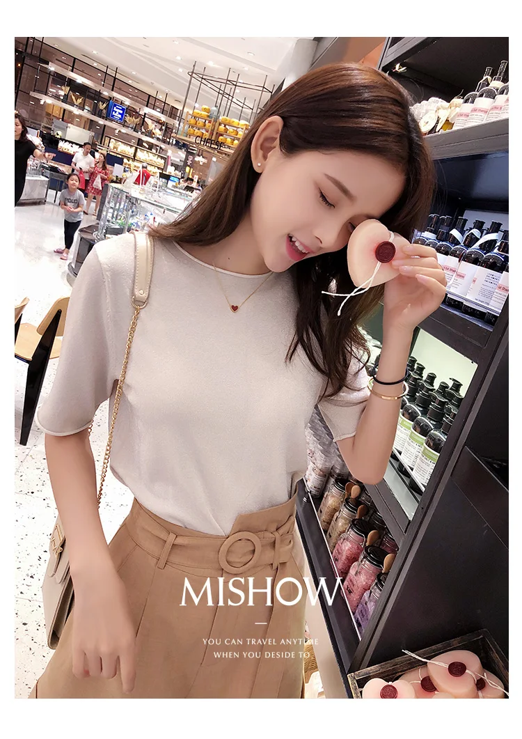Mishow Женские шотры с поясом MX18B2445
