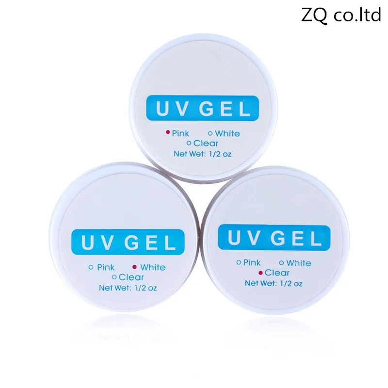 3 цвета на выбор розовый белый прозрачный гель для защиты от УФ лучей дизайна