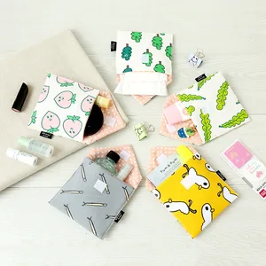 Маленькая косметичка для женщин и девушек, органайзер для хранения, Дорожный Чехол, сумка для хранения, кошелек Nesesser, студенческие сумки, гигиенические салфетки