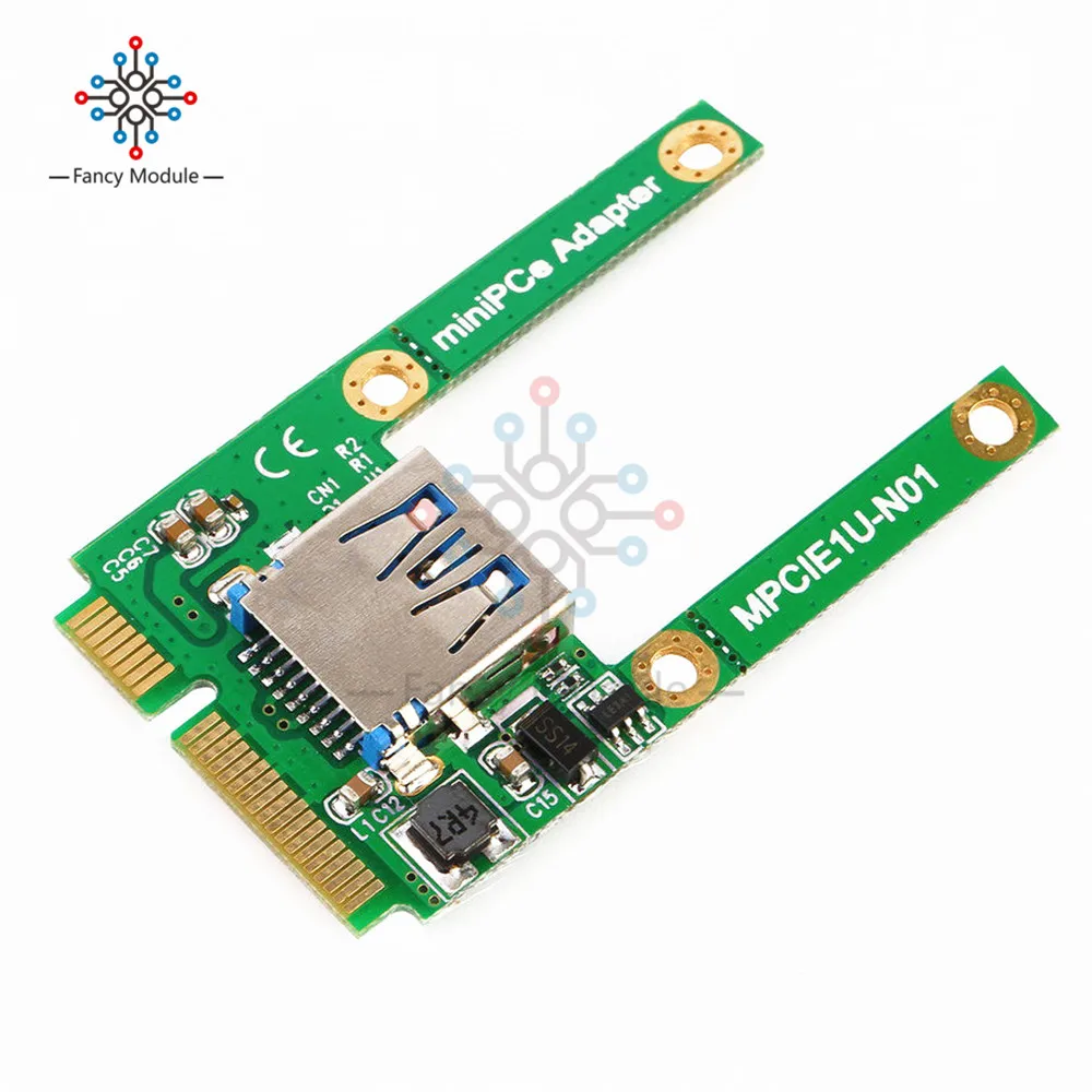 Горячий мини PCI-E слот для карты расширения к USB 2 0 интерфейсный адаптер