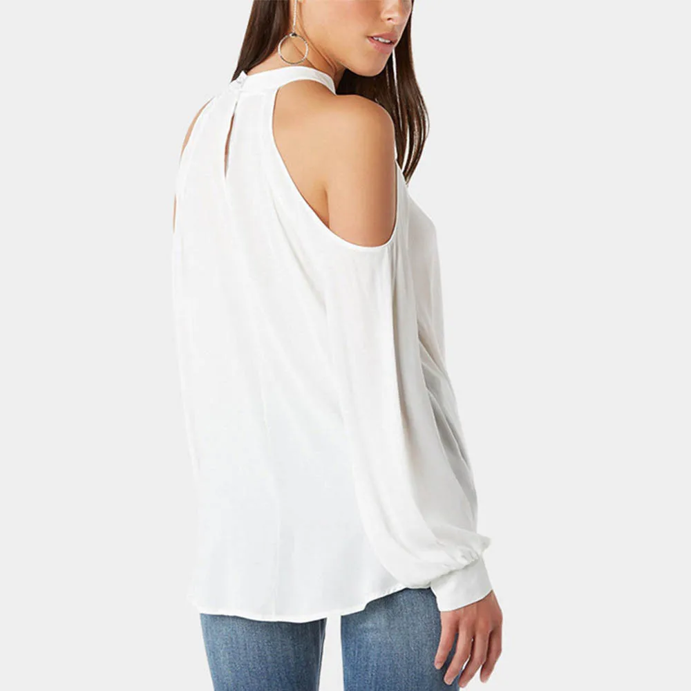Women Lady Sexy hollow out V-Neck Off Shoulder t shirt donna Long Sleeve ladies funny summer Tops Black women's clothing 2019 | Женская