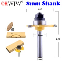 1pc 8mm shank biscuit 20 slotting 532x12 joint assembly router bit wood cutting tool woodworking router bits chwjw 14182_8