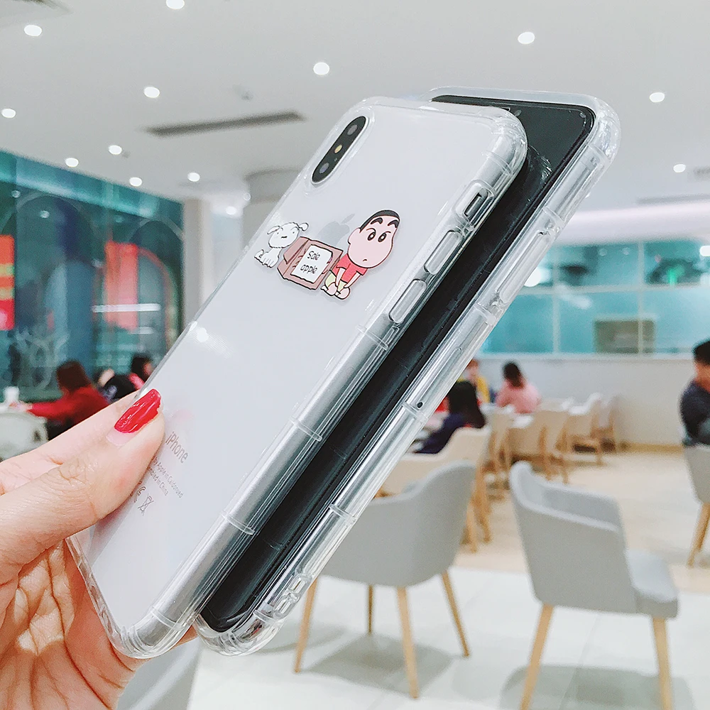 Прозрачный силиконовый чехол для iPhone X XR XS Max 8 7 6S Plus | Мобильные телефоны и