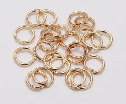 KC gold 20 г/лот 4 5 6 7 8 мм прыгающие кольца серебро/золото разъемные кольца Разъемы для Diy ювелирных изделий Поиск изготовления оптом аксессуары - Цвет: KC gold