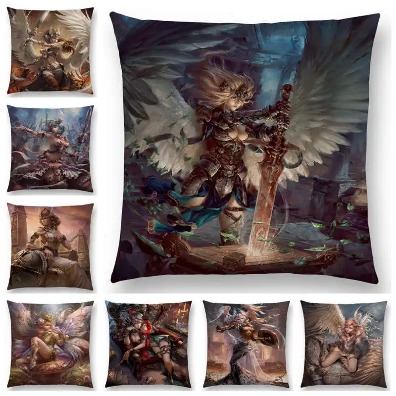 Фэнтези Chronicles богиня Фея Ангел с крыльями валкири великолепная девушка воин меч