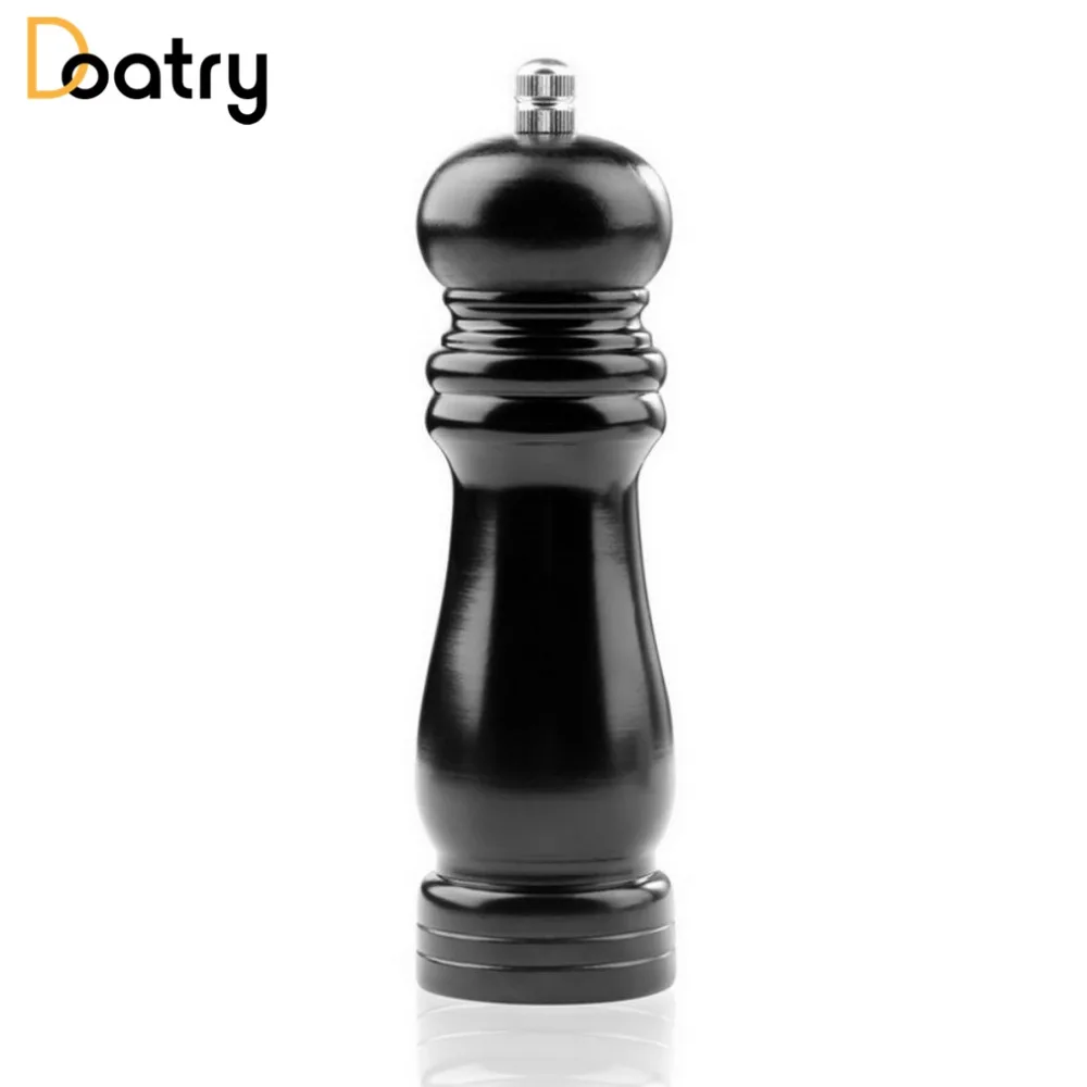 Doatry деревянная мельница для специй соль кукуруза ручной механизм удобная черная