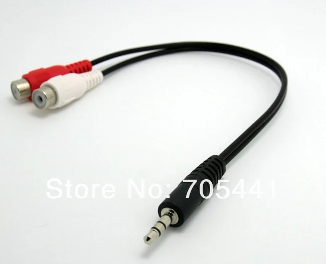 20 шт./лот высококачественный медный кабель адаптер 3 5 мм папа 2RCA мама|adapter nds|adapter