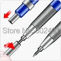 Механический синий карандаш 2 мм в немецком стиле автоматический свинцовый