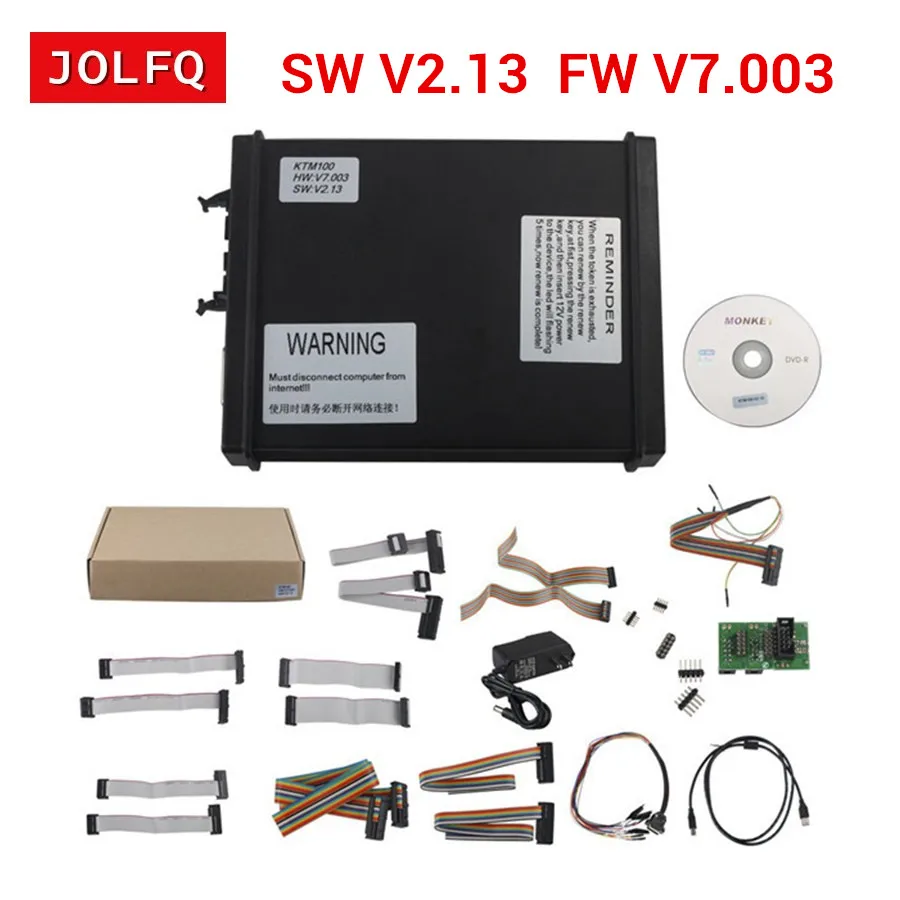 DHL доставка V2.13 FW V7.003 KTM100 KTAG ECU программирующий инструмент Master Version с