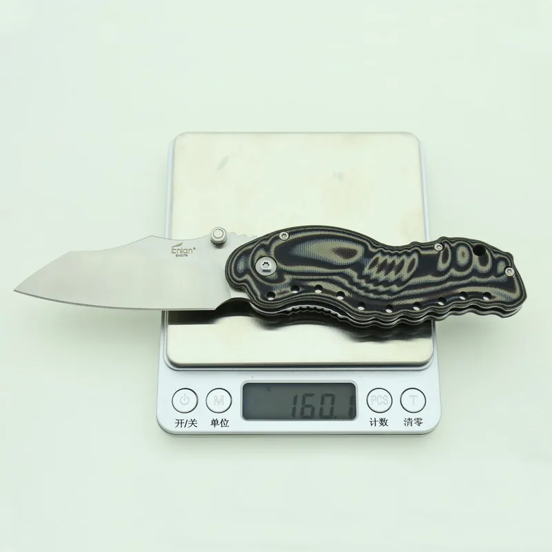Enlan EW079 складной нож 8Cr13Mov острое лезвие 58HRC G10 Ручка Открытый Отдых Охота карманные Фруктовые Ножи EDC инструменты цветная коробка