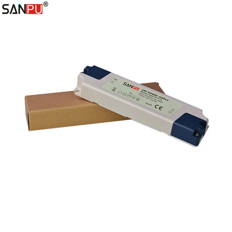 SANPU SMPS 60 Вт 12 В 5 А фотолампы для светодиодов 220 110 фототрансформатор IP44 внутреннего