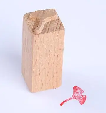 Ручные резные деревянные штампы для печати DIY глиняная керамика печатные блоки глиняные инструменты лист/рыбья кость/белка/цветок/олень/дерево