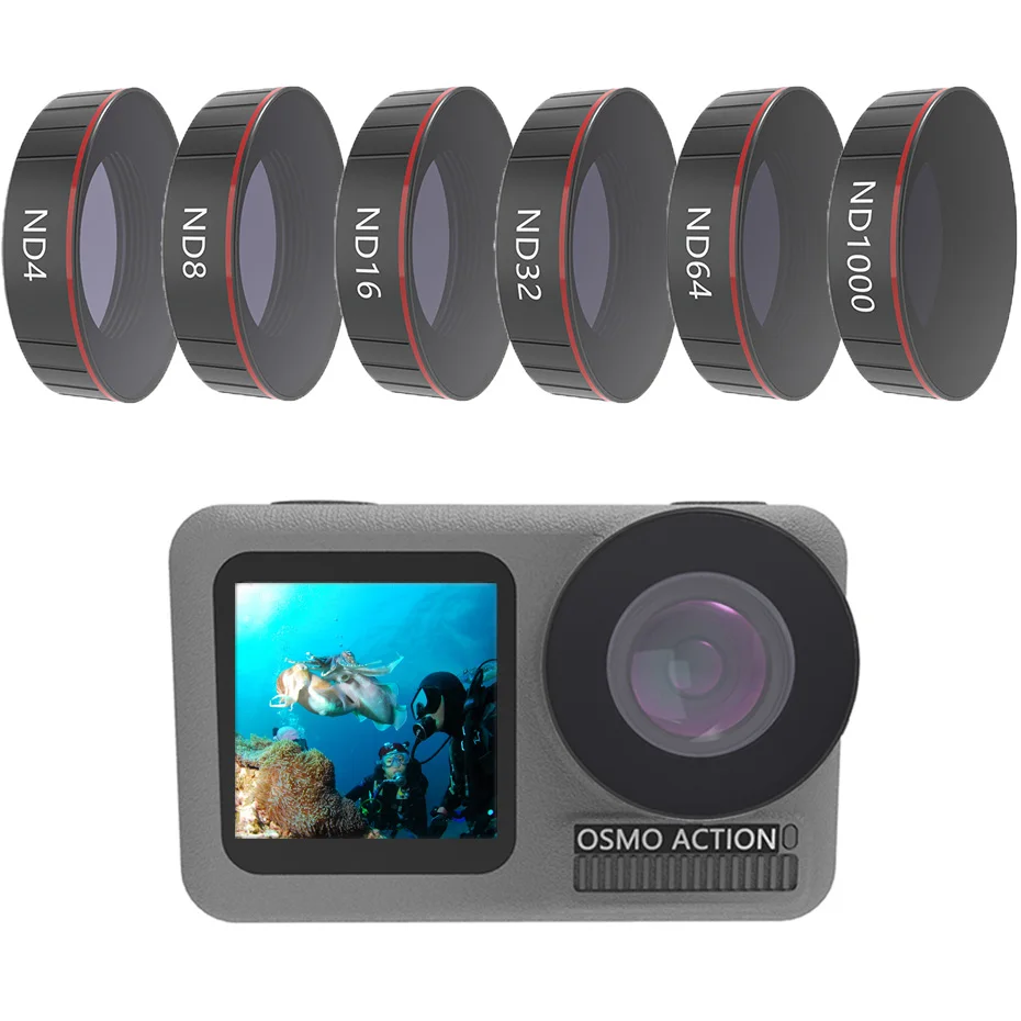 Фильтр для экшн-камеры Osmo PL UV ND 4 8 16 32 64 фильтры нейтральной плотности для DJI Osmo Action Оптическое стекло аксессуар для объектива