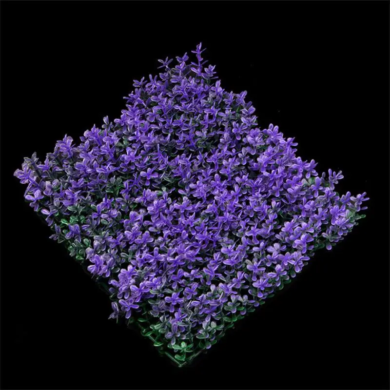 Purple Зеленый Искусственный лужайка аквариум с травой украшение водной имитирующие растения аксессуары в аквариуме - Цвет: Purple