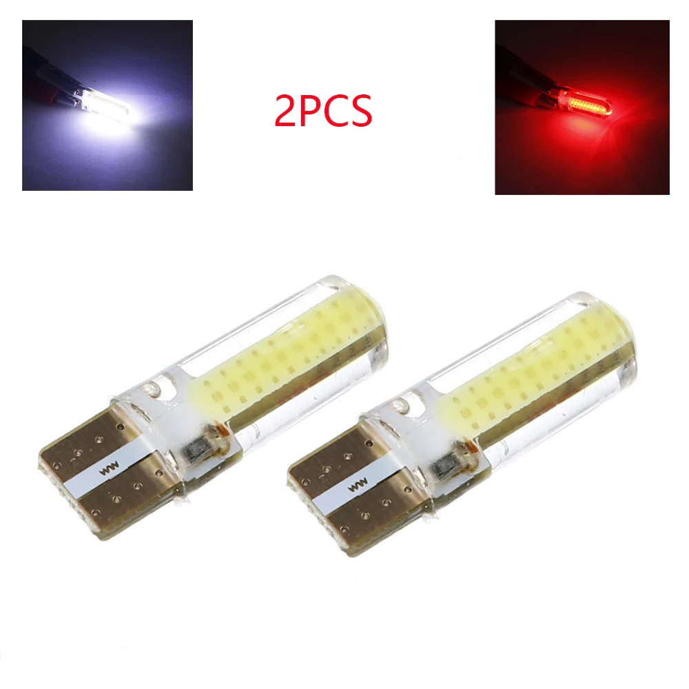 2 шт. T10 светодиодный 168 W5W 18 CAN шина COB SMD ошибок Габаритные фонари для автомобиля