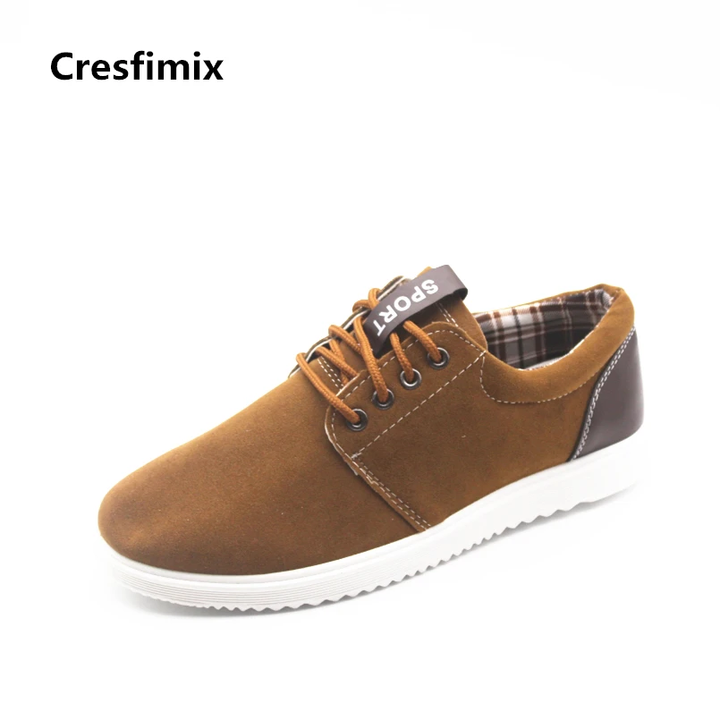 Мужские повседневные удобные туфли Cresfimix на плоской подошве Мужская модная