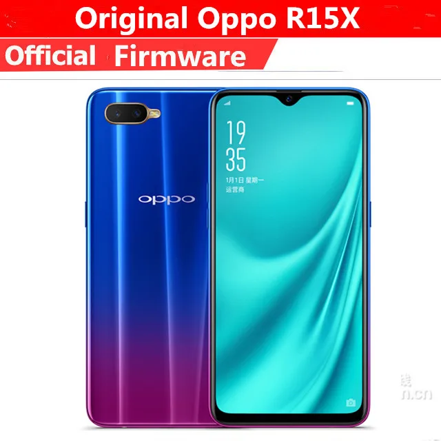 DHL Быстрая OPPO R15X мобильный телефон Snapdragon 660 Android 8,1 6," ips 2340X1080 6 Гб ram 128 ГБ rom 25.0MP экран отпечатков пальцев