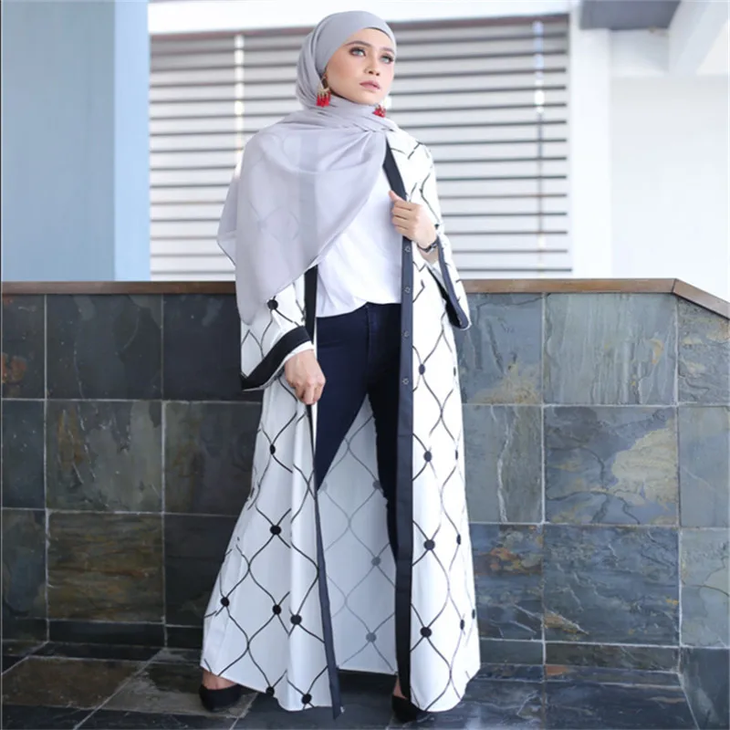 Новинка Повседневное трикотажное Хлопковое платье для взрослых мусульманская