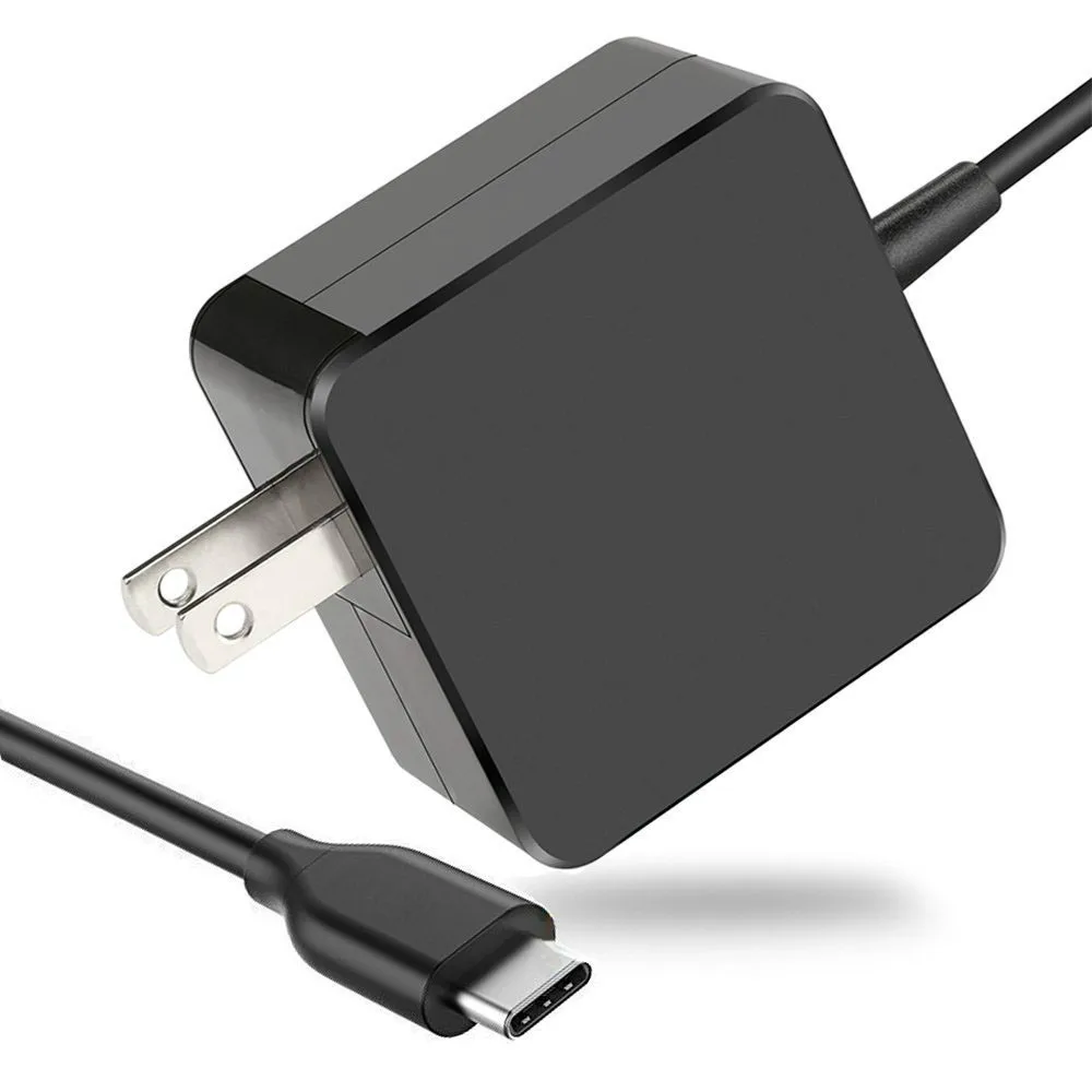 USB C 45W Type адаптер питания зарядное устройство совместимо с MacBook/Pro Lenovo ASUS Acer Dell Huawei