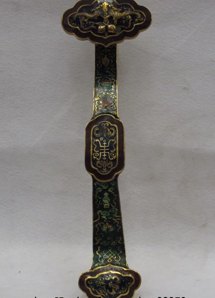 Китай дворец королевская латунь искусственная эмаль яркая летучая мышь|Статуи и