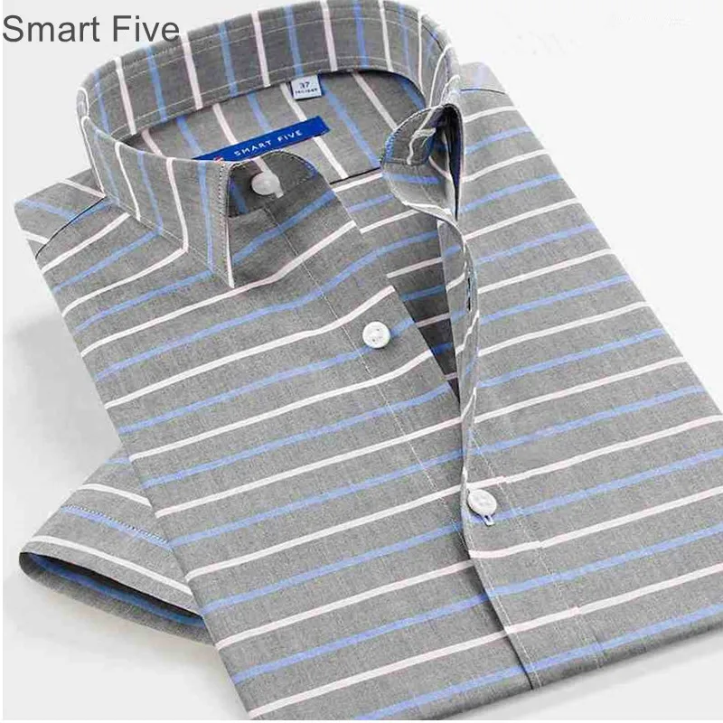 Smartfive 2017 новая летняя мужская рубашка 100% хлопок повседневная с коротким рукавом