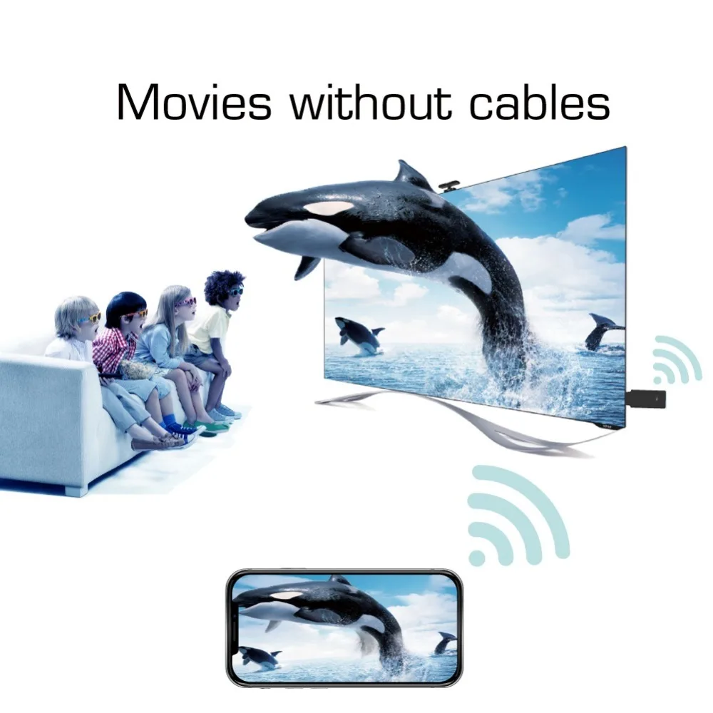 Новый EZCast2 2 4 г/5 г HDMI двухдиапазонный Wi Fi Дисплей ТВ универсальный Беспроводной