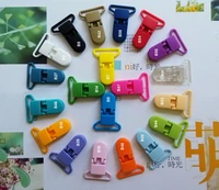dhl free shipping 800pcs mix 20 colors sutoyuen plastic pacifier clip holder soother mam baby dummy clips chain for 25mm ribbon