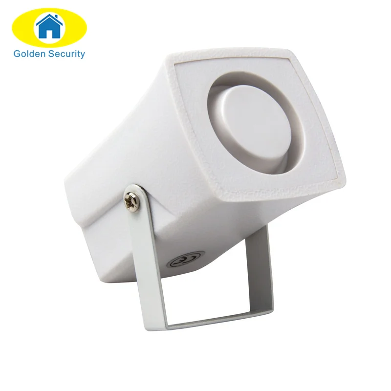 Золотой безопасности мини проводной сирены рог для домашних систем сигнализации