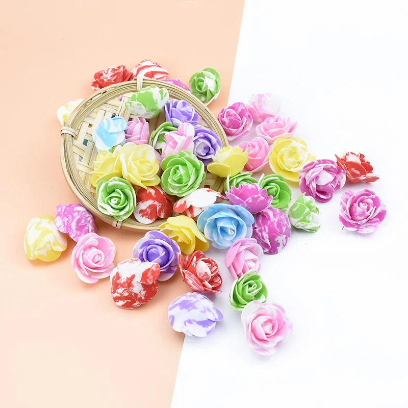 100 шт. декоративные розы 3 см|Искусственные и сухие цветы| |