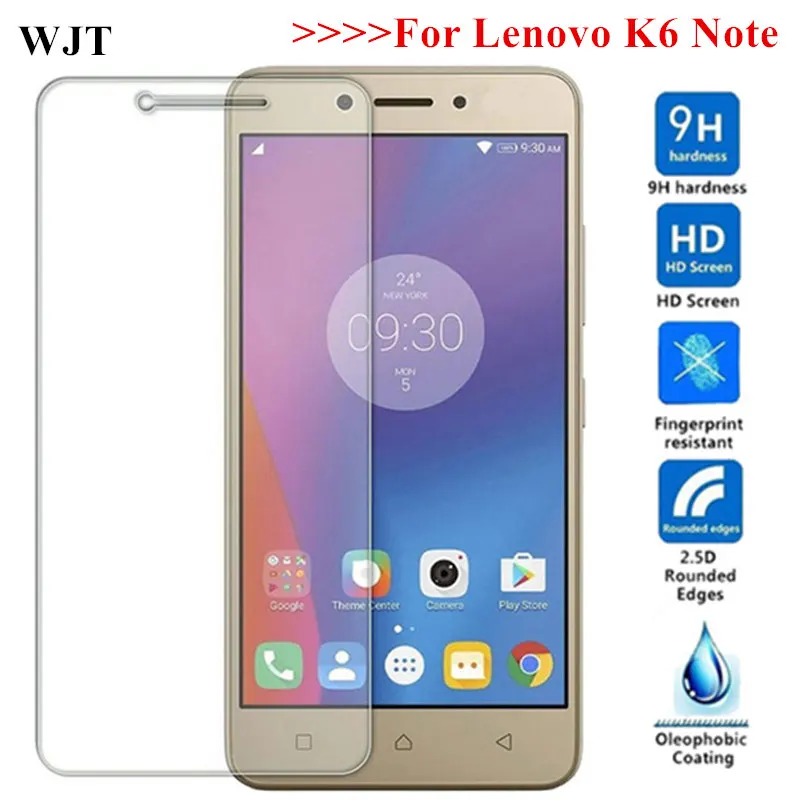 Закаленное стекло K6 Note plus sklo для Lenovo Vibe K 6 K53a48 5 дюймов Защитная пленка Plus