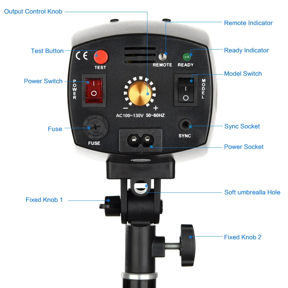 Godox K-180A k180a Portatile Mini Master Studio di Luce del Flash K180A 180WS 180 w Piccolo Fotografia 110В/220В | Электроника