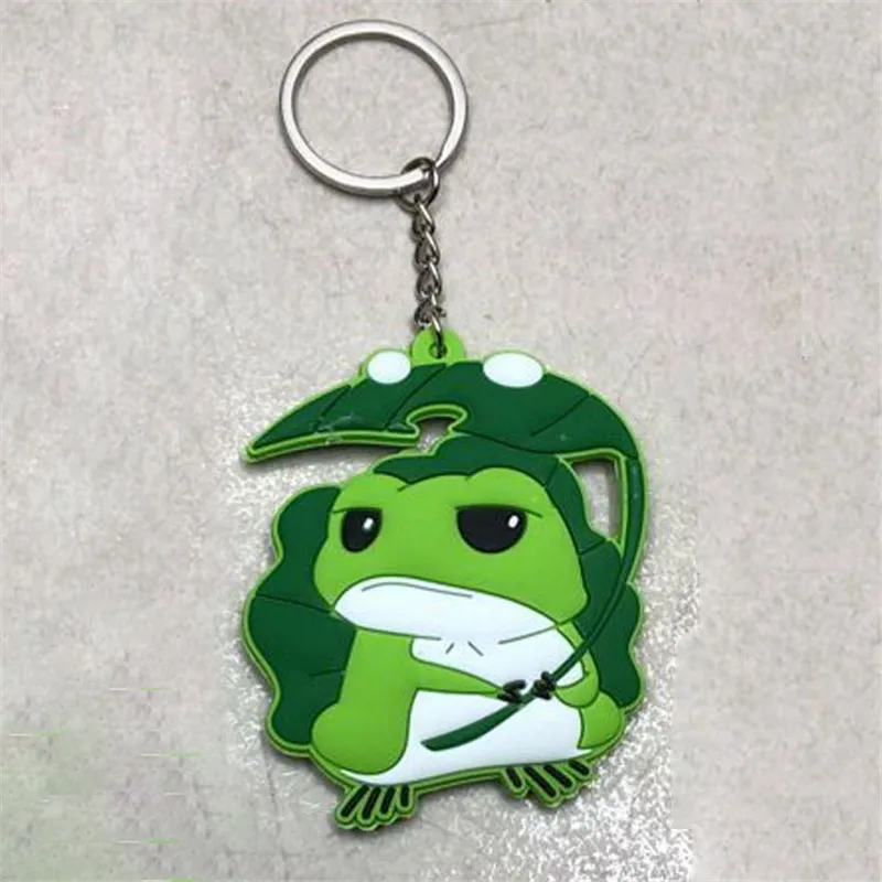 Игровой дорожный брелок лягушка кулон игрушки милый мультяшный ПВХ фигурки