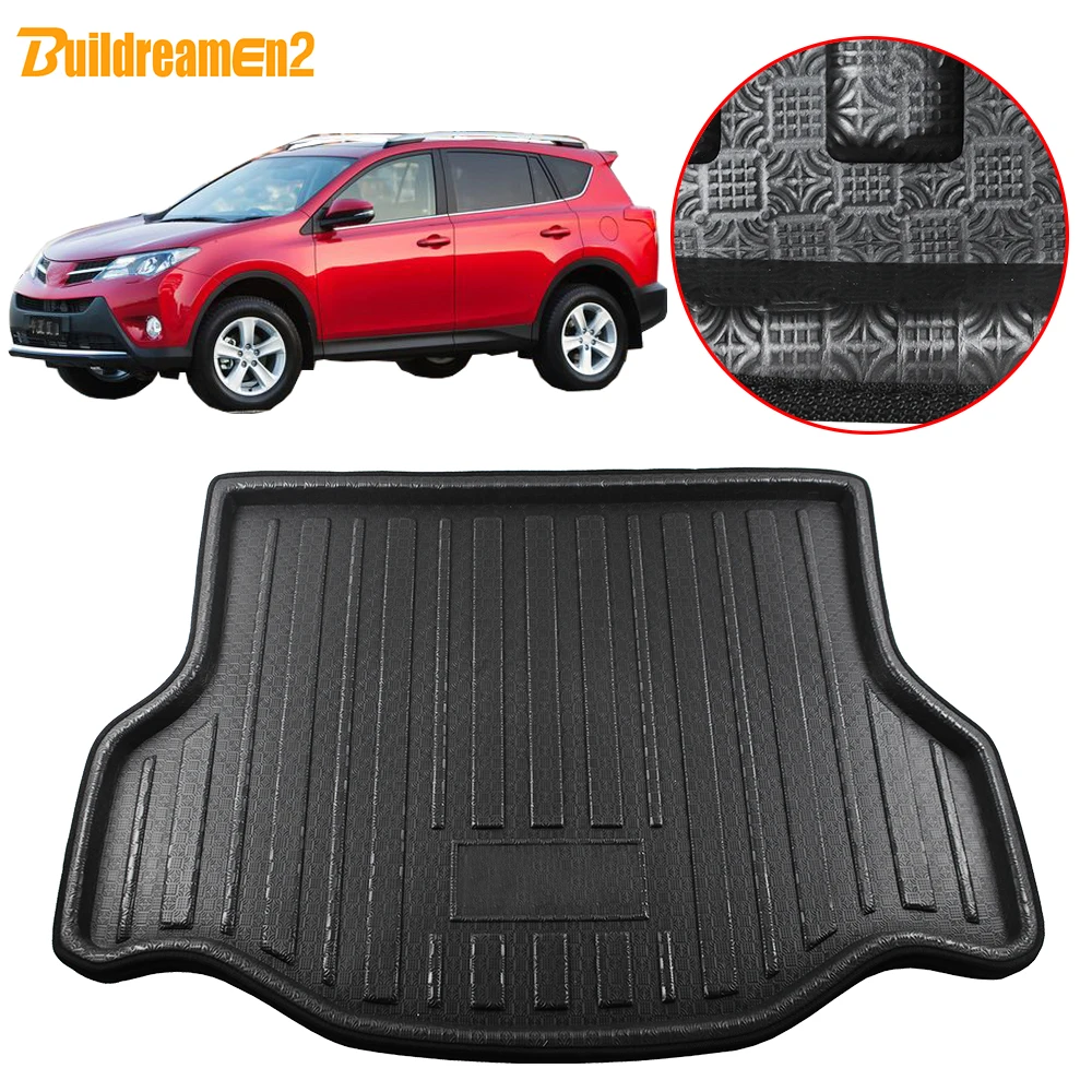 Buildreamen2 для Toyota RAV4 XA40 коврик багажника поднос подкладка груза напольный грязевой