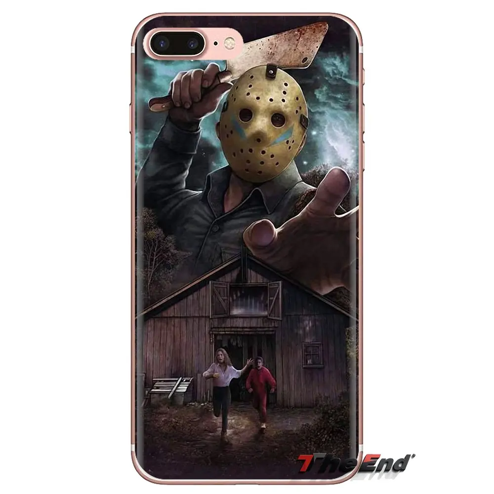 Для iPod Touch Apple iPhone 4 4s 5 5S SE 5C 6 S 7 8 X XR XS Plus MAX Джейсон Вурхиз пятница 13-я маска Чехол для