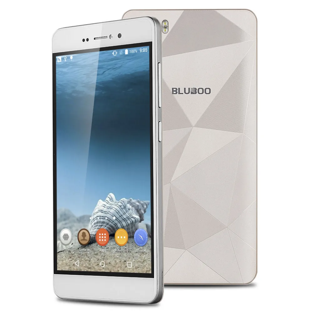 Bluboo Пикассо 5.0 &quotHD Экран MTK6580 Quad Core Мобильный Телефон 2 Г RAM 16 ROM 3 WCDMA Android 5.1 Смартфон