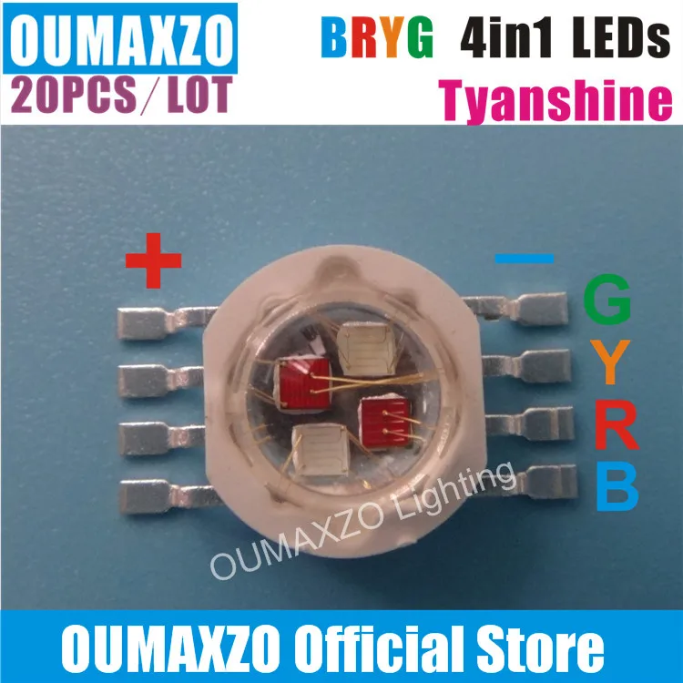 4 в 1 светодиодная лампа TYANSHINE TIANXIN 20 шт./лот 12 Вт RGBA 1|4in1 led|rgba ledstage lighting lamps |
