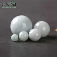 natural jadeite smooth round beads pick size 68101318mm gem jad e round beads handmade necklace for diy jewelry making 18013