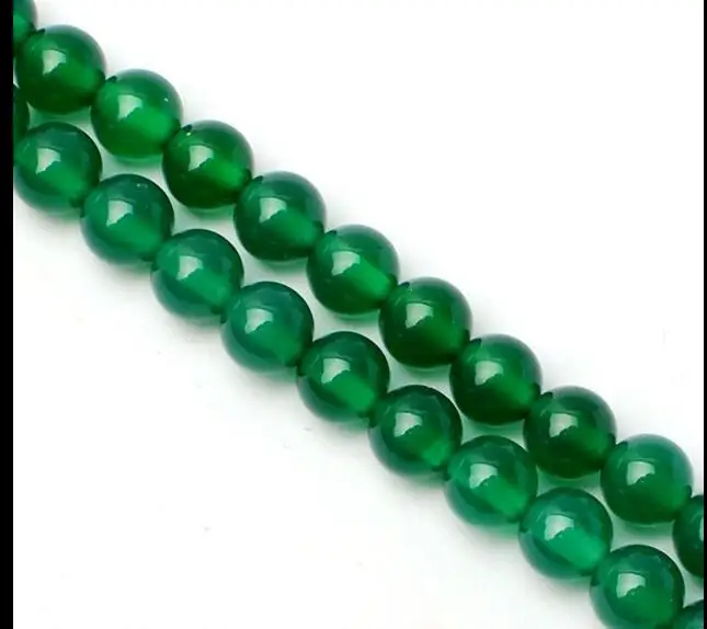 14 мм Гладкие натуральные Зеленые Круглые бусины 15&quot | Украшения и аксессуары