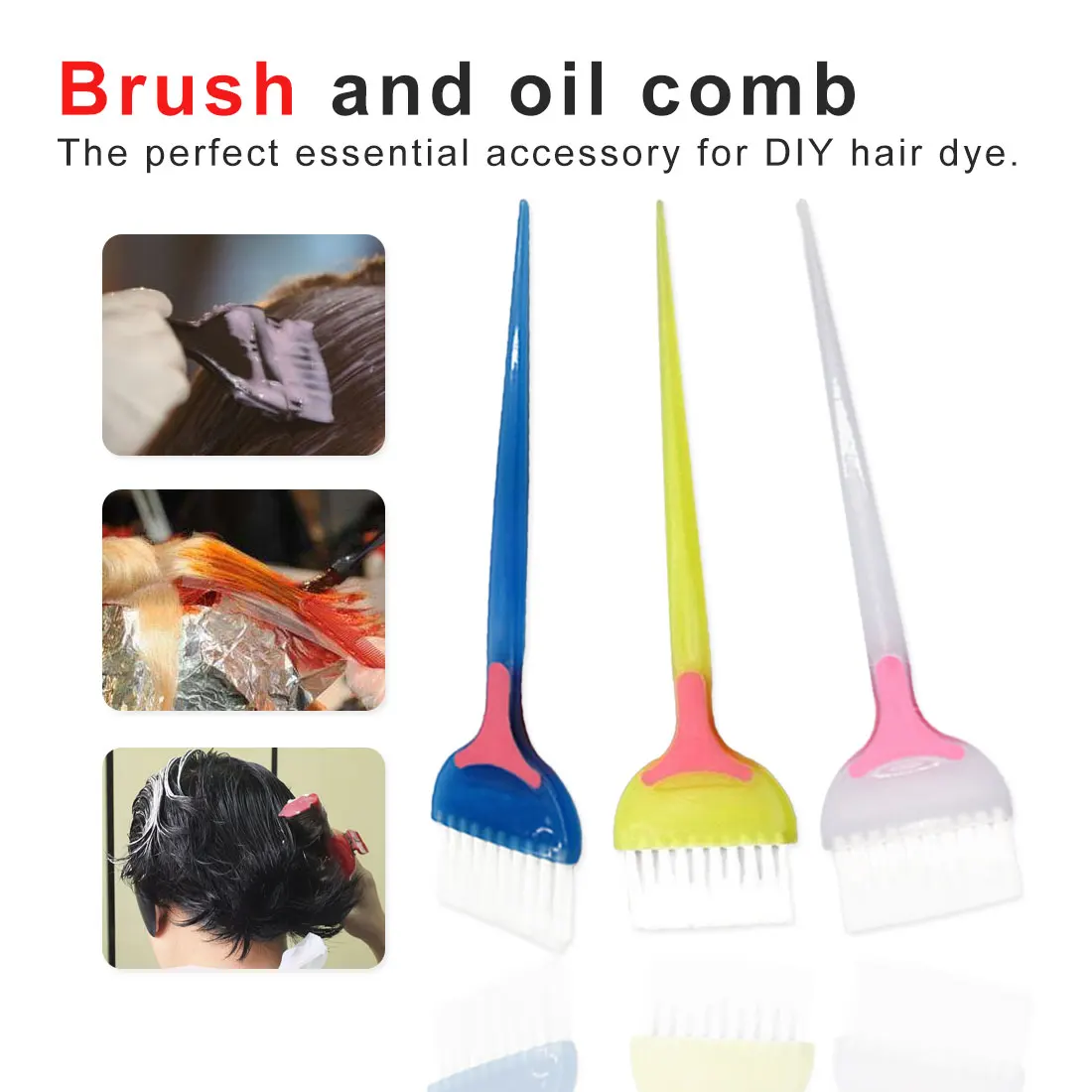 1 шт. 3 цвета кисточки для волос из натуральной смолы пушистая Расческа