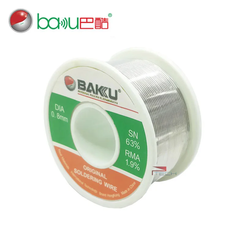 BAKU BK 100 Оловянная свинцовая канистра паяльная проволочная катушка 0 8 мм 1 для