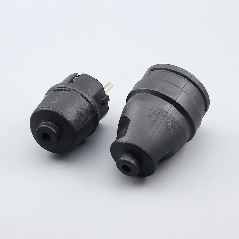 Европейский Германия 2 Pin ЕС вилка пт электрическая мощность штекер гнездо