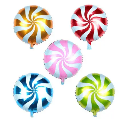 18 дюймов воздушный шар с гелием ветряные мельницы леденец на палочке алюминиевый