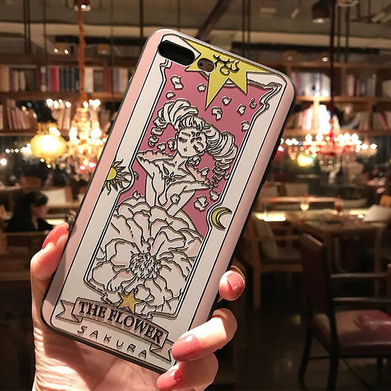 Чехол для телефона Sakura Card Captor для iPhone XS MAX XR Coque Мягкая силиконовая задняя накладка из ТПУ чехол для iPhone X 8 7 6S 6 Plus Capa Fundas