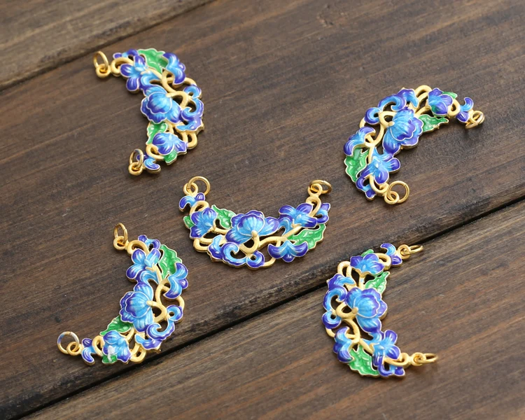 10 шт. Позолоченные коннекторы для подвесок 15 х34 мм | Украшения и аксессуары