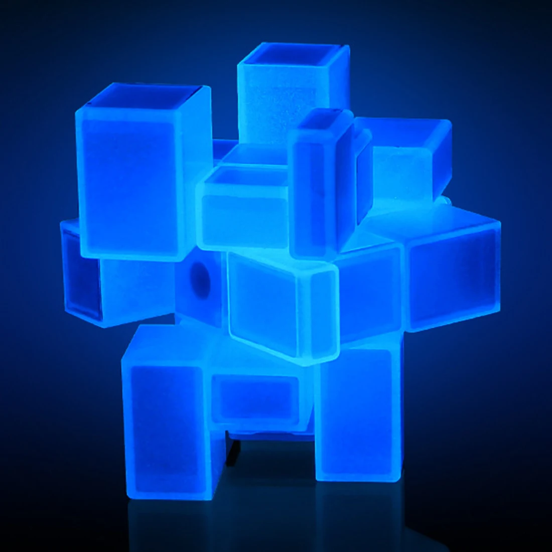 Новый QiYi 3x3x3 зеркальный блок световой Magic speed Cube головоломка Cubo Magico Professional Learning &